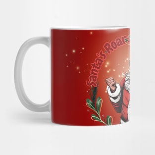 Crazy Santa Claus Roaring: Gifts and More! Mug